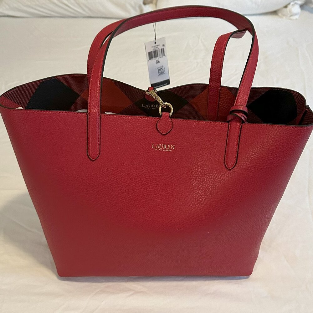 NWT Red Ralph Lauren big tote